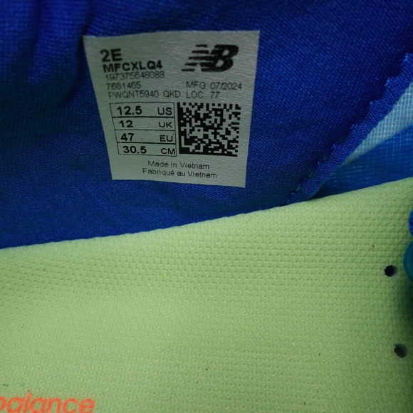 NEW New Balance Men's WIDE 2E FuelCell Rebel v4 Running Shoes MFCXLQ4 Spice Blue - Picture 13 of 13